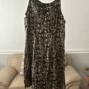Leopard print dress
